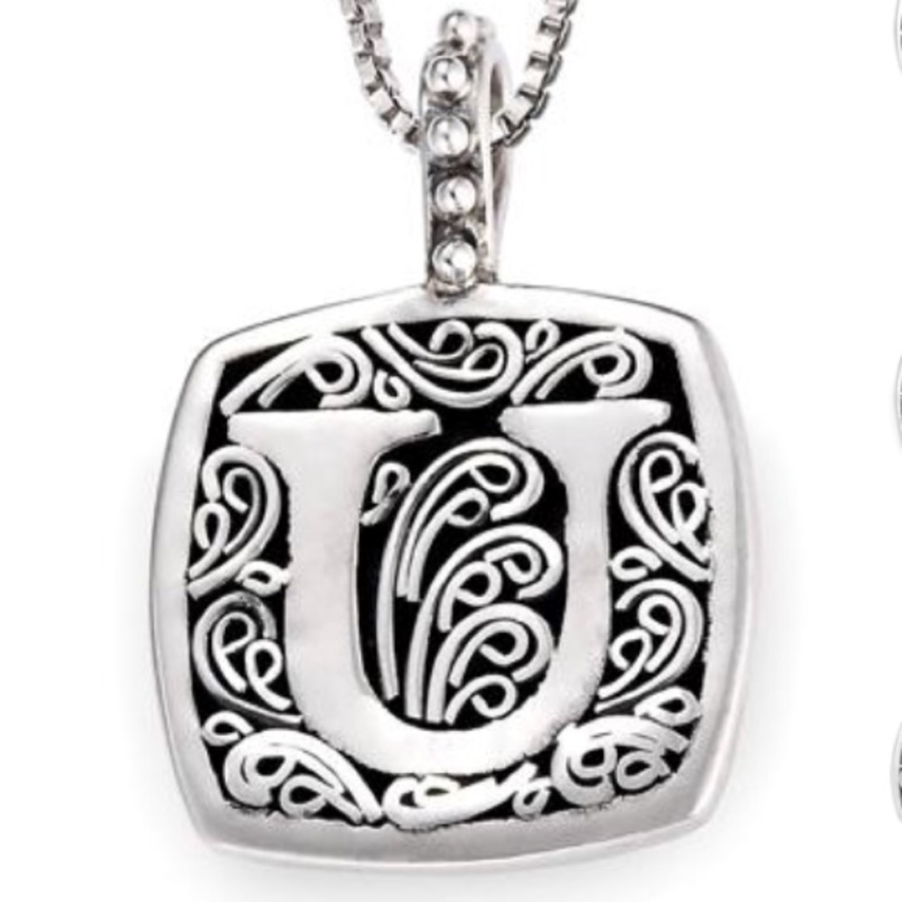 “U” Initial Pendant